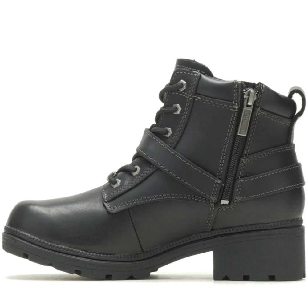Harley-Davidson Women's Black Moto Boots - Picture 6 of 7